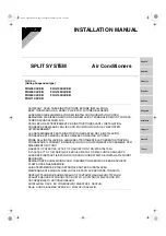 Preview for 1 page of Daikin FHQ35CAVEB Installation Manual