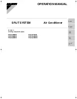 Preview for 1 page of Daikin FHY35BVE x 2 Operation Manual