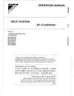 Daikin FHYC100FVE Operation Manual preview