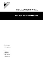 Preview for 1 page of Daikin FHYCP100B8V1 Installation Manual