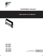 Daikin FNA25A2VEB9 Installation Manual preview