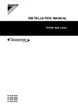 Daikin FNQ25A2VEB Installation Manual предпросмотр