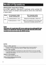 Preview for 8 page of Daikin FRWKL50UV163 Operation Manual