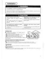 Preview for 4 page of Daikin FT25GV1C Operation Manual