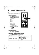 Предварительный просмотр 11 страницы Daikin FT25GV1G Operation Manual