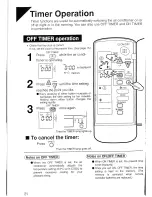 Preview for 22 page of Daikin FT50GVEA Operation Manual