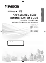 Daikin FTHF25XVMV Operation Manual предпросмотр