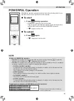 Preview for 15 page of Daikin FTHF50VVMV Operation Manual