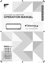 Daikin FTK09NMVJU Operation Manual preview