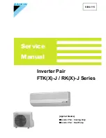 Daikin FTK25JVE9 Service Manual предпросмотр