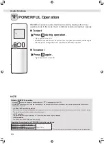 Предварительный просмотр 24 страницы Daikin FTKM50WVMA Operation Manual