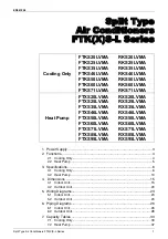 Предварительный просмотр 3 страницы Daikin FTKS L Series Engineering Data