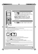 Preview for 17 page of Daikin FTKS50JVMA Operation Manual