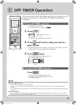 Preview for 21 page of Daikin FTKS50LVMA Operation Manual