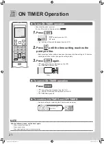 Preview for 22 page of Daikin FTKS50LVMA Operation Manual