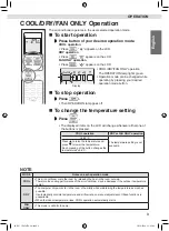 Предварительный просмотр 11 страницы Daikin FTKY25WAVMV Operation Manual