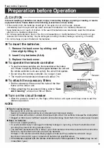 Предварительный просмотр 5 страницы Daikin FTL28UV16W1 Operation Manual