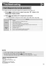 Preview for 17 page of Daikin FTL28UV16W1 Operation Manual