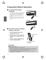 Preview for 12 page of Daikin FTNE15MV14 Operation Manual And Installation Manual