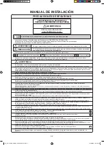 Предварительный просмотр 22 страницы Daikin FTX09BXVJU Installation Manual