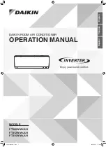 Предварительный просмотр 1 страницы Daikin FTX09WMVJU9 Operation Manual