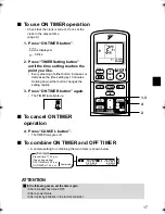 Предварительный просмотр 18 страницы Daikin FTX20GV1B Operation Manual