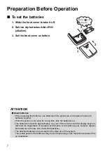 Предварительный просмотр 8 страницы Daikin FTX20J3V1B Operation Manual