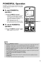 Preview for 15 page of Daikin FTX20J3V1B Operation Manual