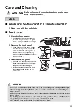 Preview for 19 page of Daikin FTX20J3V1B Operation Manual