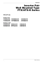 Preview for 2 page of Daikin FTX20K2V1B Service Manual