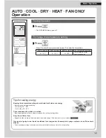 Предварительный просмотр 13 страницы Daikin FTX20KV1B Operation Manual