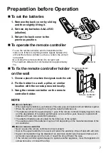 Preview for 9 page of Daikin FTX25KMV1B Operation Manual