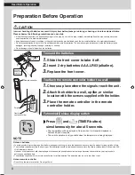 Preview for 10 page of Daikin FTX30NVJU Operation Manual