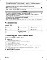 Предварительный просмотр 5 страницы Daikin FTX50KMV1B Installation Manual