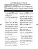 Preview for 6 page of Daikin FTXB12A Installation Manual