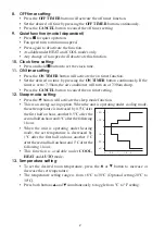 Предварительный просмотр 10 страницы Daikin FTXB50C Operating Manual