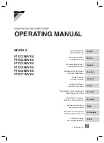 Daikin FTXC20BV1B Operating Manual preview