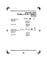 Daikin FTXD60JV1B User Manual preview