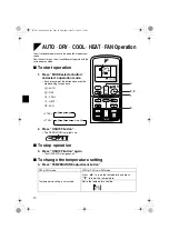 Предварительный просмотр 11 страницы Daikin FTXE25BVMA Operation Manual