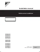 Daikin FTXF20A2V1B Installation Manual preview