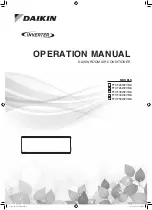 Daikin FTXF20W2VMA Operation Manual preview