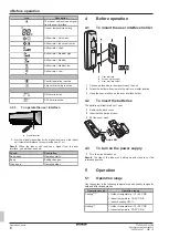 Preview for 6 page of Daikin FTXF25D5V1B6 Operation Manual