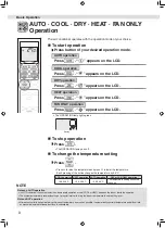 Предварительный просмотр 10 страницы Daikin FTXF60WVMA Operation Manual