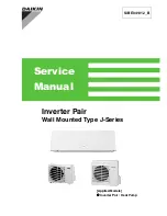 Preview for 1 page of Daikin FTXG-J Service Manual