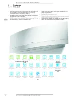 Предварительный просмотр 4 страницы Daikin FTXJ-LS series Technical Data Manual