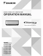 Preview for 1 page of Daikin FTXJ25TVMAW Operation Manual