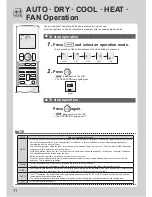 Preview for 12 page of Daikin FTXLS25K2V1B Operation Manual