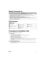 Preview for 5 page of Daikin FTXLS25K3V1B Installation Manual