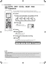 Preview for 12 page of Daikin FTXM20UVMA Operation Manual