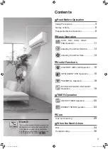 Preview for 3 page of Daikin FTXM50RVMZ Operation Manual